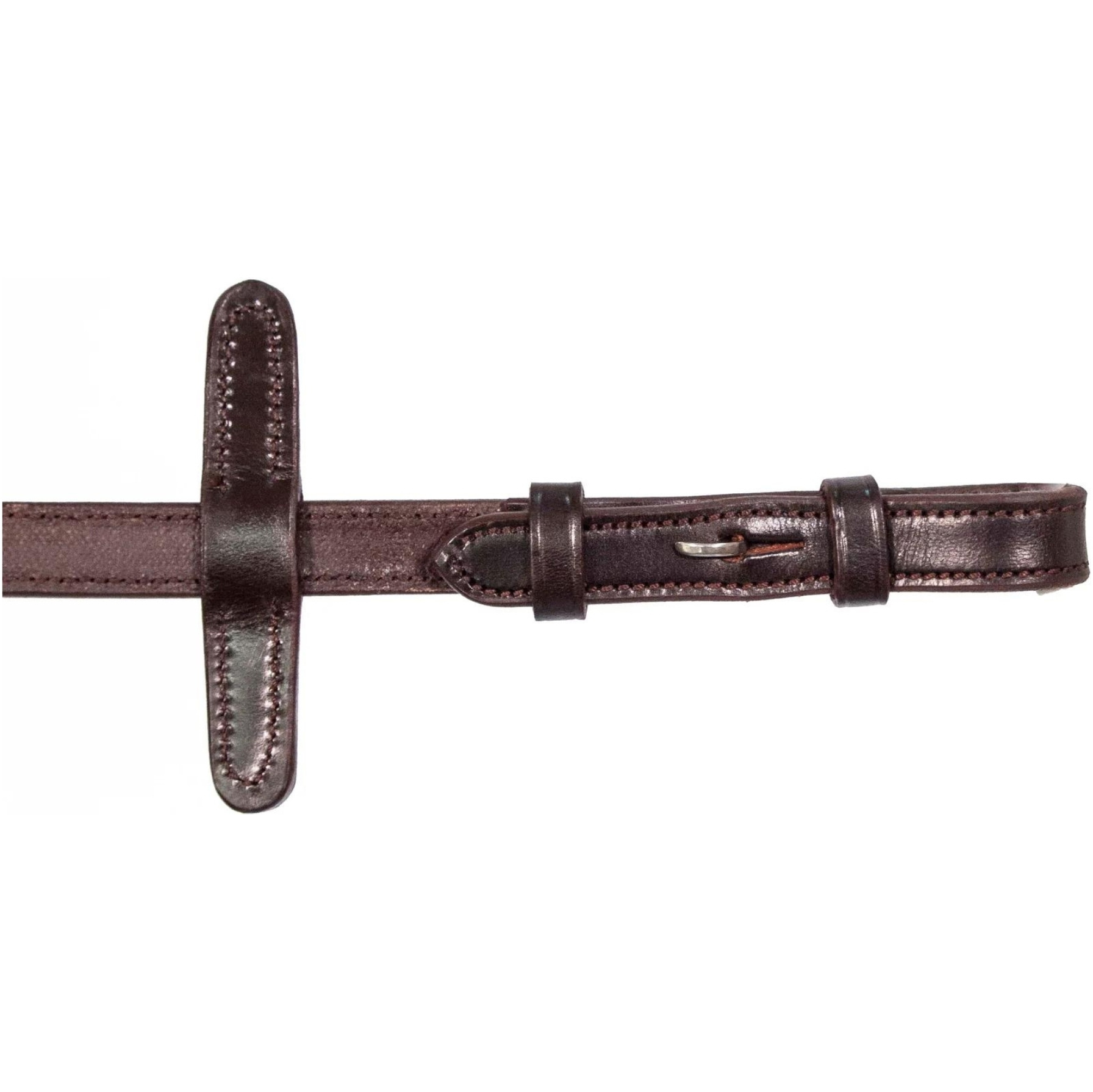 Henry James BioThane Bio Grip Rubber Reins RR4 - BROWN